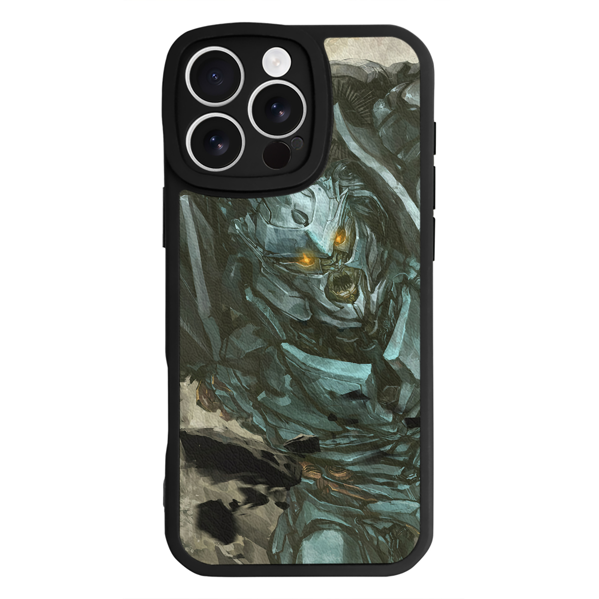 （画像用） Transformers トランスフォーマー 【iPhone 16シリーズ対応】シリコンスマホケース（レザー調） 材質：シリコン